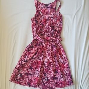 Express floral tank dress